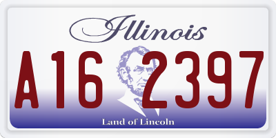 IL license plate A162397