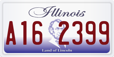 IL license plate A162399
