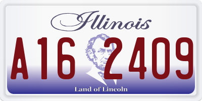IL license plate A162409