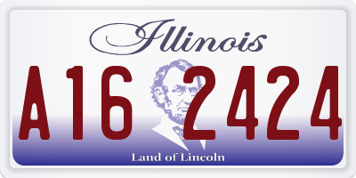 IL license plate A162424
