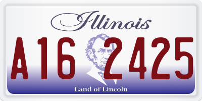 IL license plate A162425