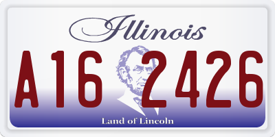 IL license plate A162426