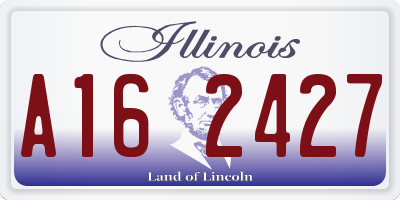 IL license plate A162427