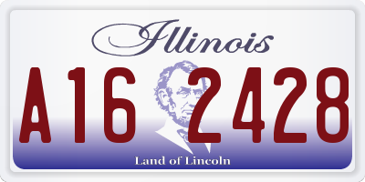 IL license plate A162428