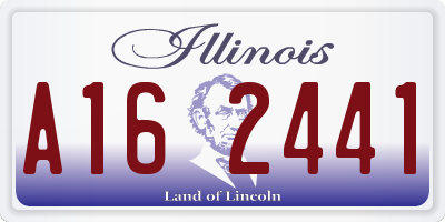 IL license plate A162441