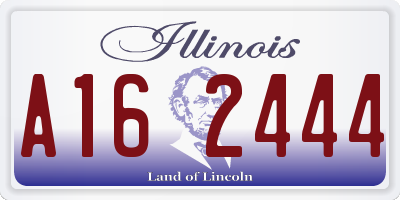 IL license plate A162444
