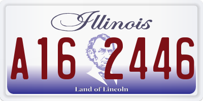 IL license plate A162446