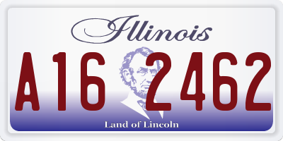 IL license plate A162462