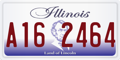 IL license plate A162464