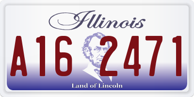 IL license plate A162471