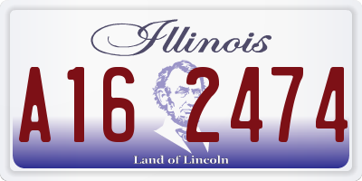 IL license plate A162474