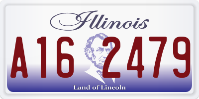 IL license plate A162479