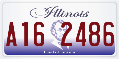 IL license plate A162486