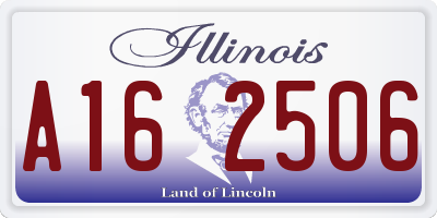 IL license plate A162506