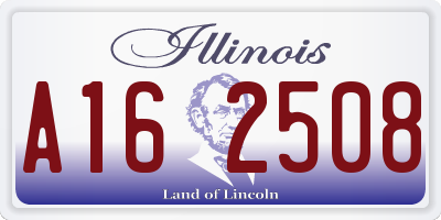 IL license plate A162508