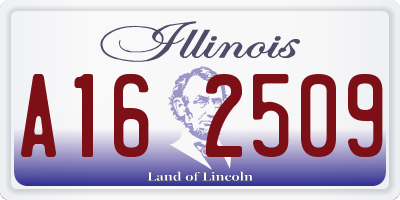 IL license plate A162509