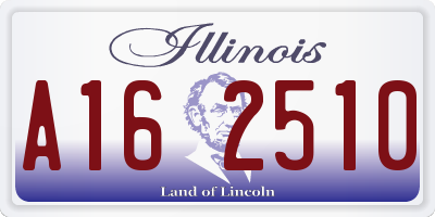 IL license plate A162510