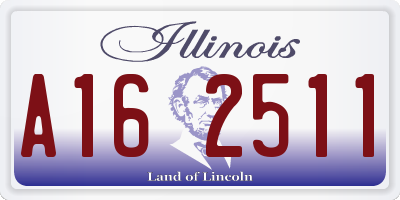 IL license plate A162511