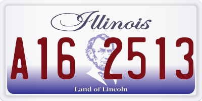 IL license plate A162513