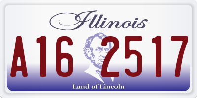 IL license plate A162517