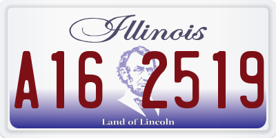 IL license plate A162519
