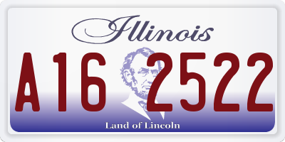IL license plate A162522