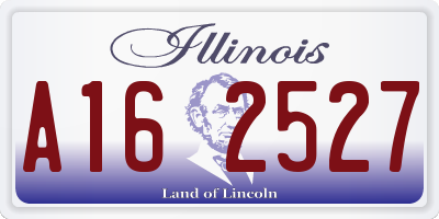 IL license plate A162527