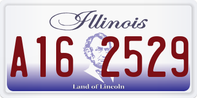 IL license plate A162529