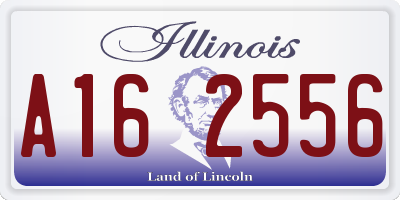 IL license plate A162556