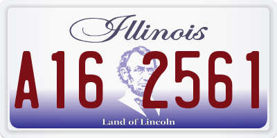 IL license plate A162561