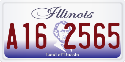 IL license plate A162565