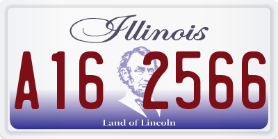IL license plate A162566