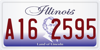 IL license plate A162595