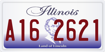 IL license plate A162621