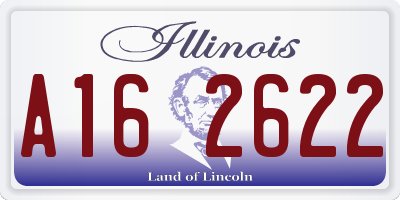 IL license plate A162622