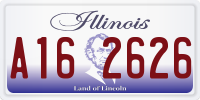 IL license plate A162626
