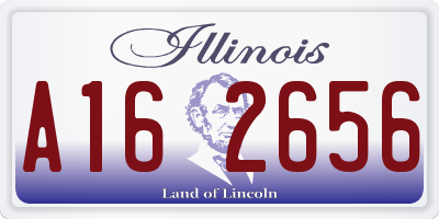 IL license plate A162656