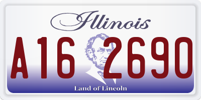 IL license plate A162690