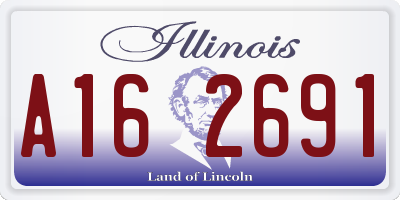 IL license plate A162691