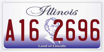 IL license plate A162696