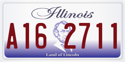 IL license plate A162711