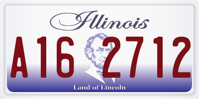 IL license plate A162712