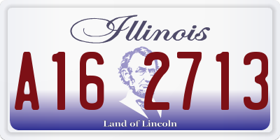 IL license plate A162713