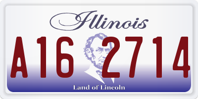 IL license plate A162714