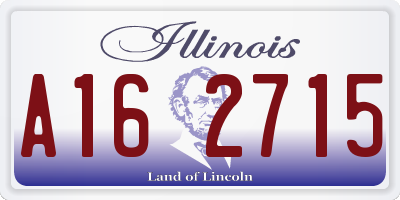 IL license plate A162715