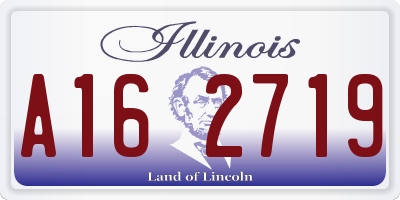 IL license plate A162719