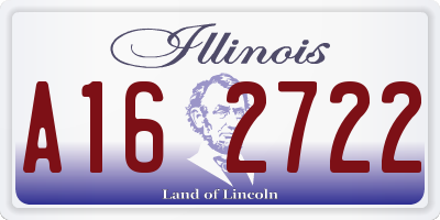 IL license plate A162722