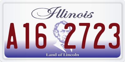 IL license plate A162723