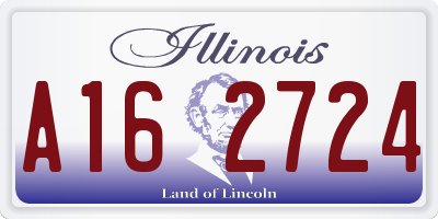 IL license plate A162724