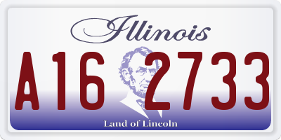 IL license plate A162733
